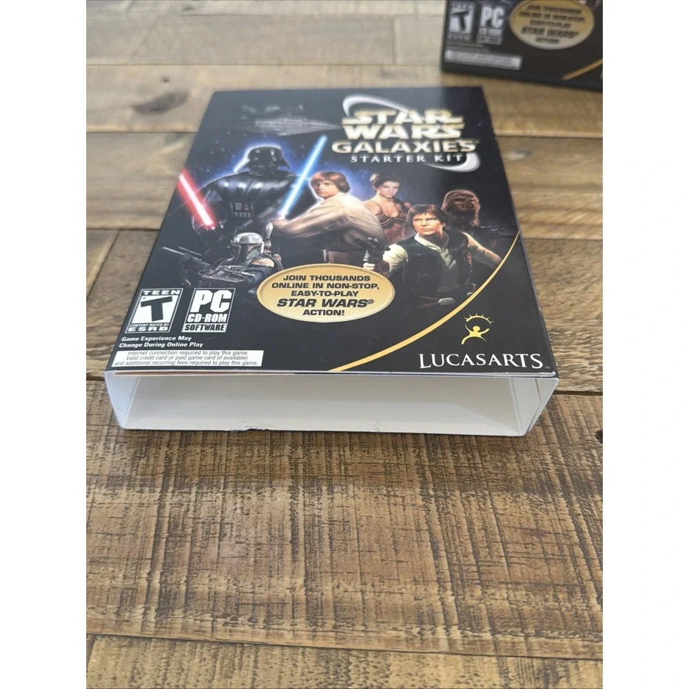 Star Wars Galaxies: Starter Kit (PC, 2005) With All 6 Discs and Manual Inserts